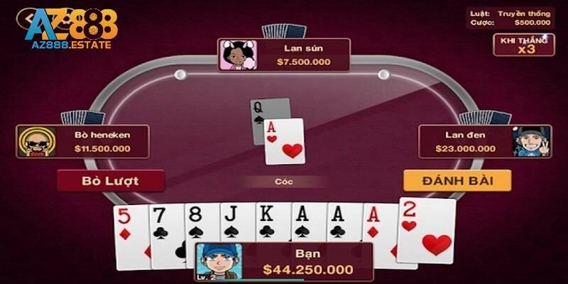 Bạn mới học cách chơi tiến lên miền nam